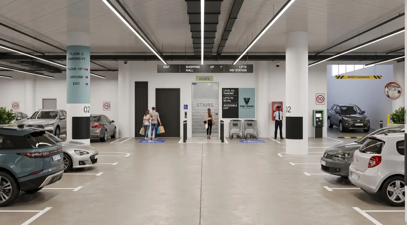The Verge mall, a retail fit-out project by Castle X